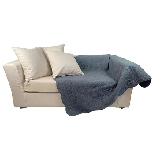 Boutis 250x250 Gris Foncé En Coton