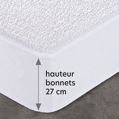 Protège Matelas 180x200 Blanc En Autres