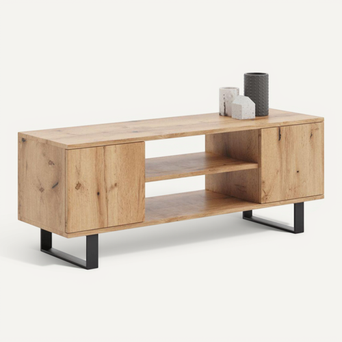 Meuble TV Moderne 135 Cm Style Loft