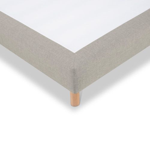 Sommier Tapissier Sisal 140x190 Cm Ep. 18 Cm Beige (pieds Non Inclus)