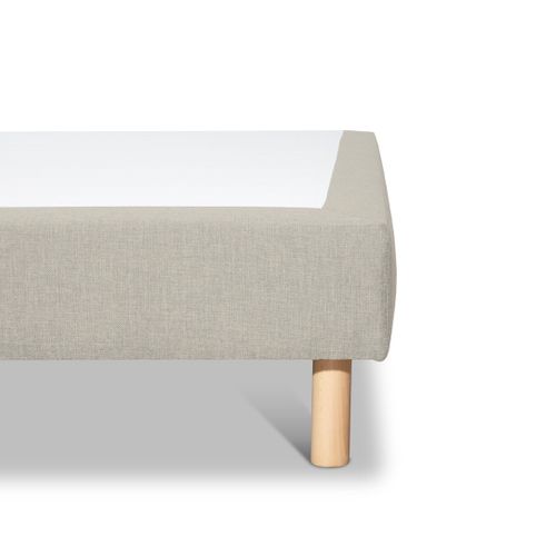 Sommier Tapissier Sisal 140x190 Cm Ep. 18 Cm Beige (pieds Non Inclus)
