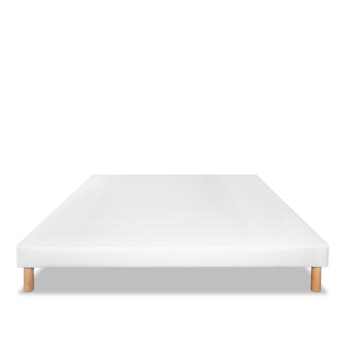 Sommier Tapissier Capucine 140x190 Cm Ep. 13 Cm Blanc (pieds Non Inclus)