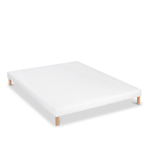 Sommier Tapissier Capucine 140x200 Cm Ep. 13 Cm Blanc (pieds Non Inclus)