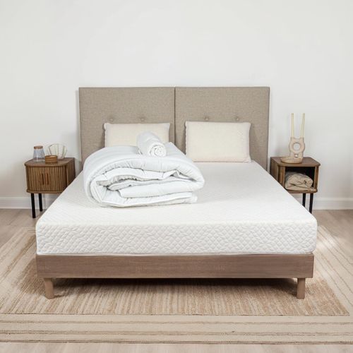 Pack Rêverie Protège Matelas + Couette + Oreillers 140x190/200 Cm