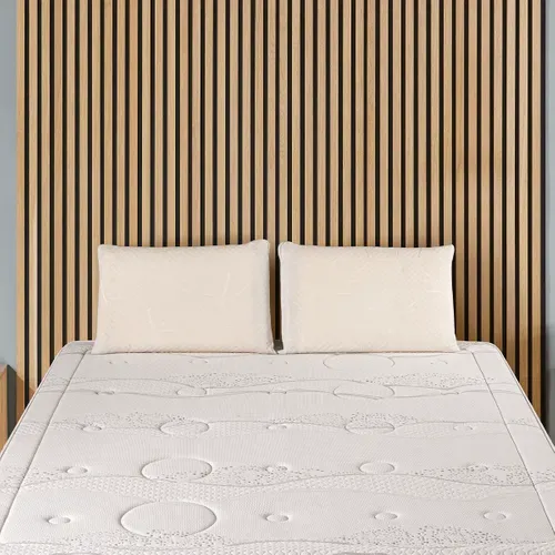 Matelas Mousse 140x190 Cm INTUITION - Accueil Mémoire De Forme - Epaisseur 15 Cm