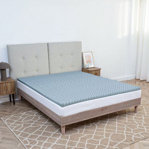 Olympe Literie - Surmatelas Gel Refresh 160x200 Cm - Mémoire De Forme Avec Gel Thermorégulateur