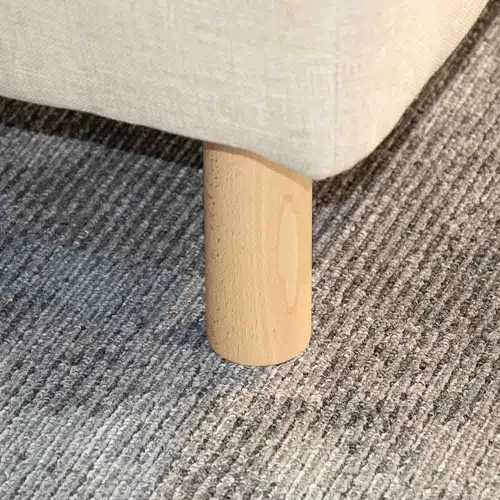 Jeu De Pieds De Lit Cylindriques En Bois Hauteur 25 Cm (lot De 4)