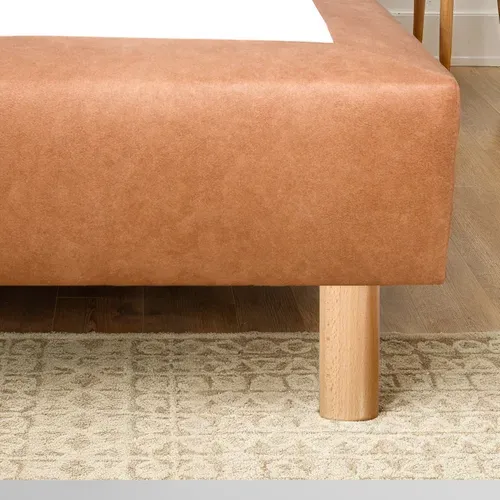 Jeu De Pieds De Lit Cylindriques En Bois Hauteur 30 Cm (lot De 4)