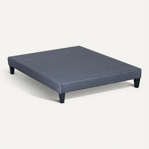 Sommier Tapissier Bois Kit 180x200 Cm - Gris Ciment