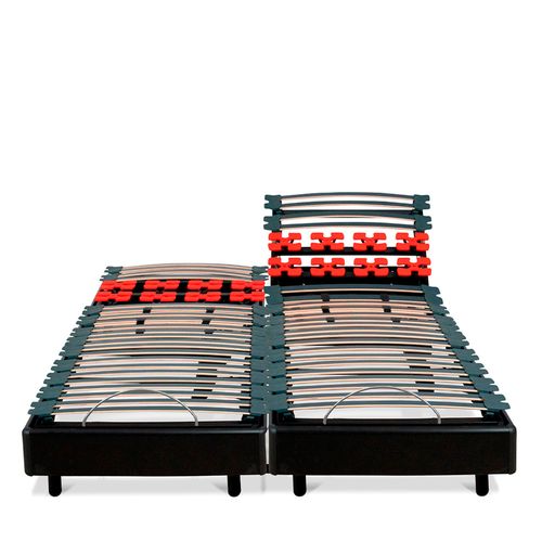 Jeu De 2 Sommiers électriques Bodysoft 2x80x200 Cm Lattes et Plots