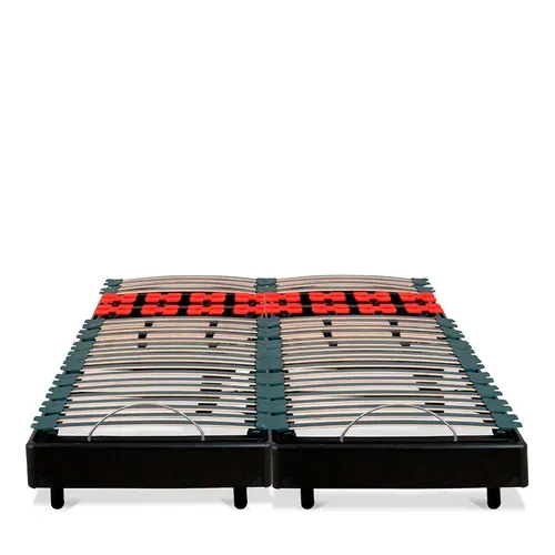 Jeu De 2 Sommiers électriques Bodysoft 2x80x200 Cm Lattes et Plots