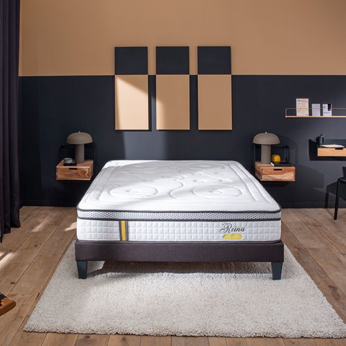 Matelas Ressorts  Reina 2.0 160x200 Cm Accueil Mémoire De Forme
