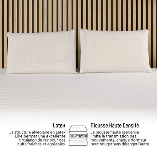 Matelas Mousse Egio 140x200 Cm Accueil Latex Like