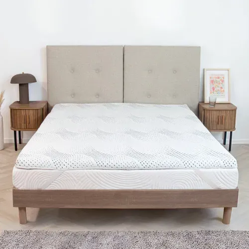 Surmatelas Viscotouch 160x200 Cm - Mémoire De Forme Avec Gel Thermorégulateur