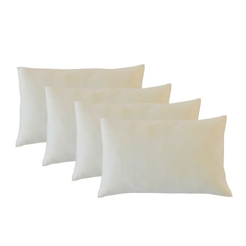 Lot De 4 Oreillers Flocons 30x50 Cm Mémoire De Forme