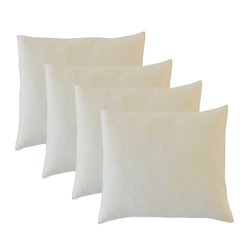Lot De 4 Oreillers Flocons 60x60 Cm Mémoire De Forme