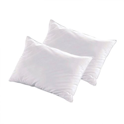 Lot De 2 Oreillers Luxotel 45x70 Cm Fibres Creuses Polyester