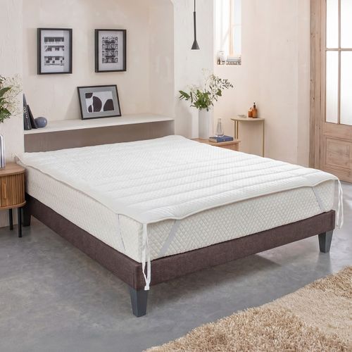 Surmatelas Wellness 90x190 Cm Fibres Creuses Polyester