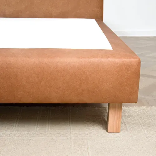 Jeu De 4 Pieds De Lit Carrés En Bois Hauteur 15 Cm