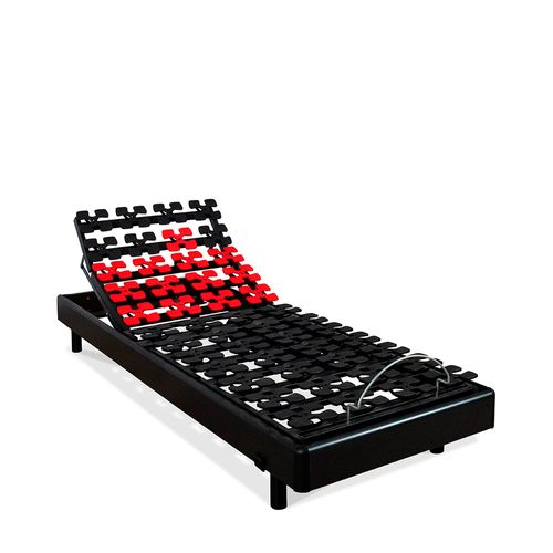 Ensemble Matelas Mousse Accueil Mémoire De Forme + Sommier Électrique Superflex 90x190 Cm