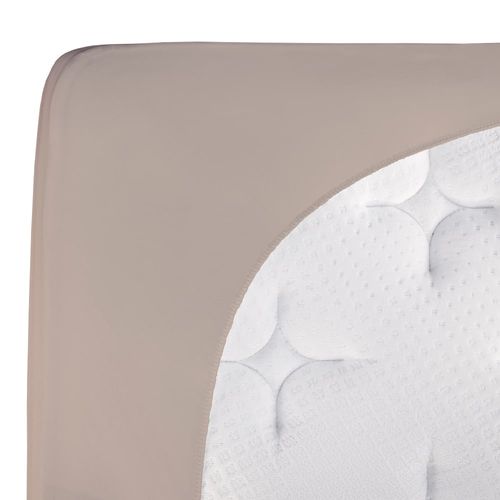 Alèse B-sensible Taupe 80x190 Cm Impermeable et Anti-acariens
