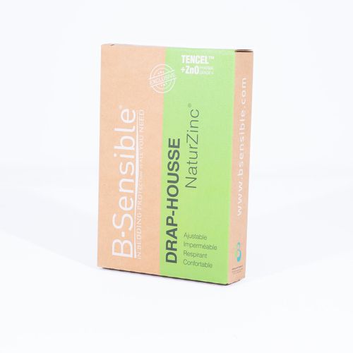 Alèse B-sensible Taupe 80x190 Cm Impermeable et Anti-acariens
