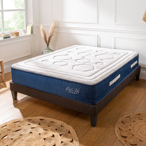 Matelas Ressorts Ensachés 90x200 cm DOLCE VITA Accueil Mémoire De Forme - Ferme - Epaisseur 28cm