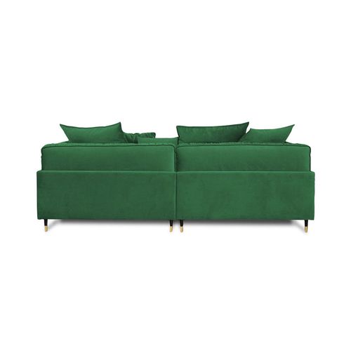 Canapé Velours Vert Fiorenzo - 3 Places