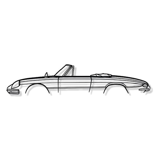 Silhouette Métal Porsche 911 993 4S - Décoration Murale Garage