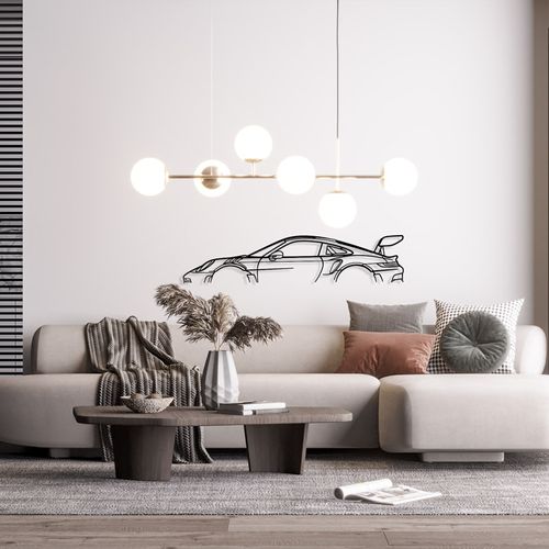 Décoration Murale Métal AUDI RS5 SPORT – Silhouette De Voiture, Style Moderne Pour Tous Les Intérieurs