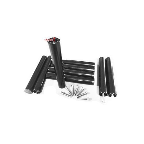Lot De 9 Pieds De Lit Et Sommier Avec Les Vis Noir