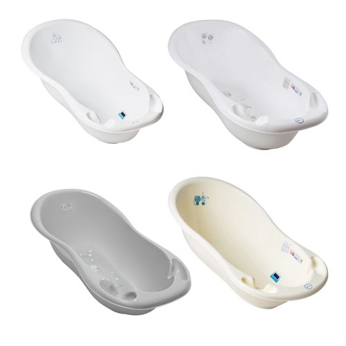 Baignoire Bébé Thermomètre Intégré Blanc Owls 86 Cm