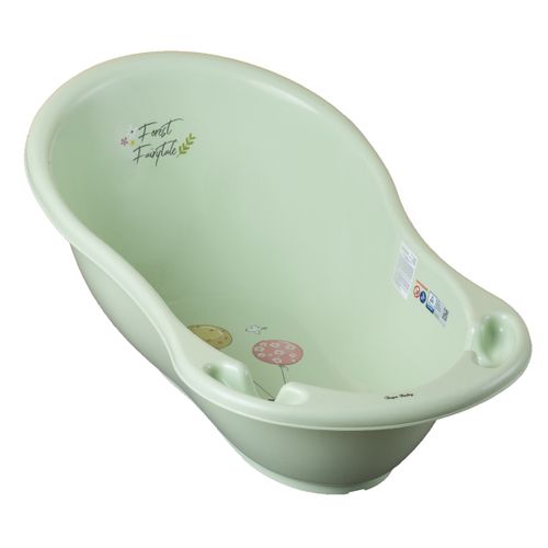 Baignoire Bébé Avec Thermomètre Intégré Pvc Vert Forest 86 Cm