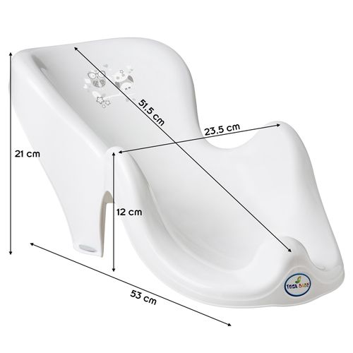 Fauteuil Transat De Bain Bébé Plastique Rigide Blanc Owls