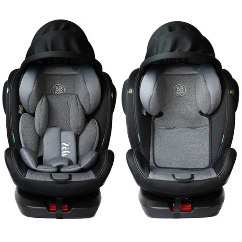 Zeli Siège-auto évolutif I-size 360° Enfants De 40 à 150 Cm 0-36 Kg Isofix Top Tether Noir
