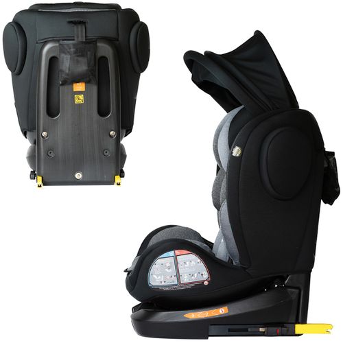 Zeli Siège-auto évolutif I-size 360° Enfants De 40 à 150 Cm 0-36 Kg Isofix Top Tether Noir