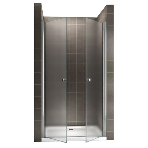 Porte De Douche H195 X L.84 à 88 Cm Verre Opaque - Gina