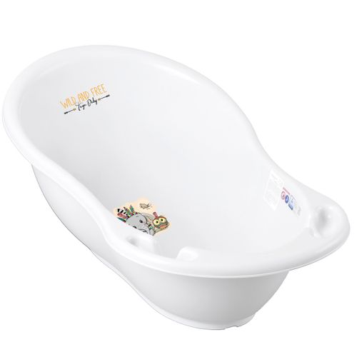 Baignoire Bébé Thermomètre Intégré Blanc Elephant 86 Cm