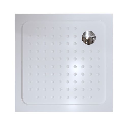 Receveur De Douche Sana 85x85 Cm Blanc + Bonde Et Siphon Inclus