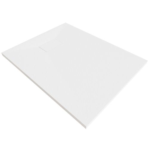 Receveur De Douche Baya 90x140 Cm Blanc Extra-plat Aspect Pierre + Bonde