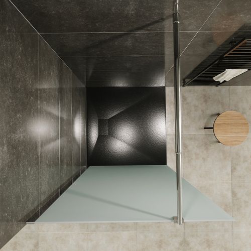 Paroi De Douche Italienne 80x200 Cm Verre Opaque 10 Mm Roma