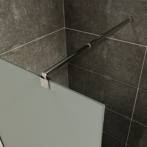 Paroi De Douche Italienne 80x200 Cm Verre Opaque 10 Mm Roma