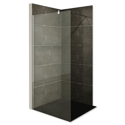 Paroi De Douche Italienne 120x200 Cm Verre Transparent 10 Mm Roma