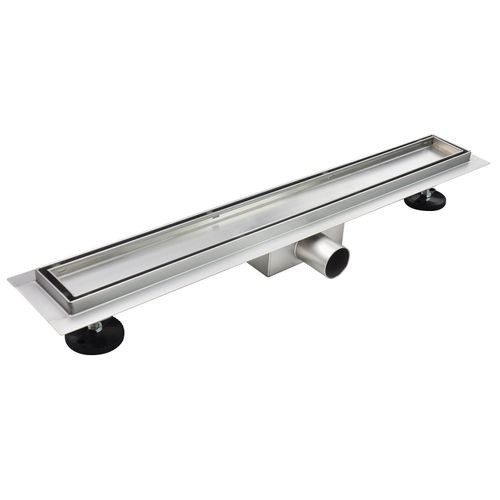 Caniveau De Douche 2en1 à Encastrer L.90 Cm, à Carreler Ou Inox, Drainage 36l/min - Celo