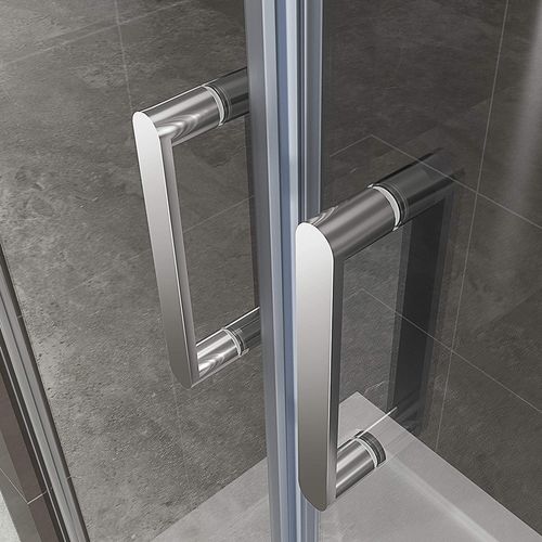 Porte De Doucheh190 Largeur 82-85 Cm Verre Transparent 6 Mm, Portes Battantes Kimi