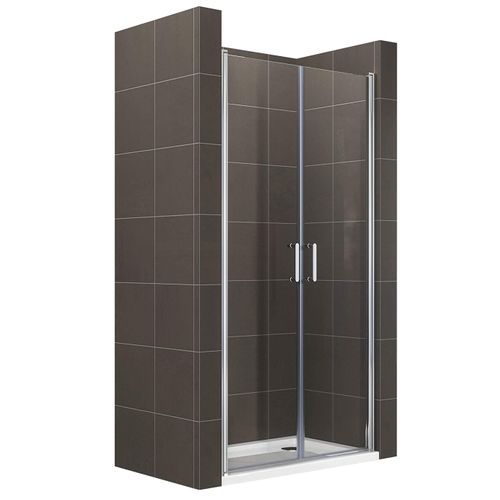 Porte De Doucheh180 Largeur 97-100 Cm Verre Transparent 6 Mm, Portes Battantes Kimi