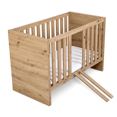 Amelia Ensemble Bébé Commode À Langer Et Lit évolutif 120x60 Chêne