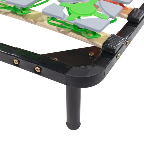 Kept Sommier Ergonomique À Lattes Et Plots De Soutien 80x200 Cm Avec Pieds