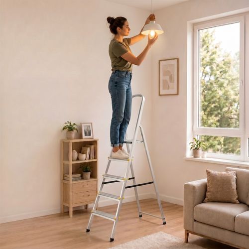 Mowa Escabeau Professionnel En Aluminium 5 Marches