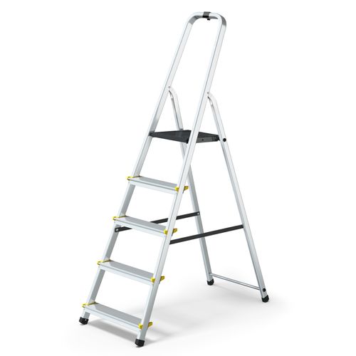 Mowa Escabeau Professionnel En Aluminium 5 Marches